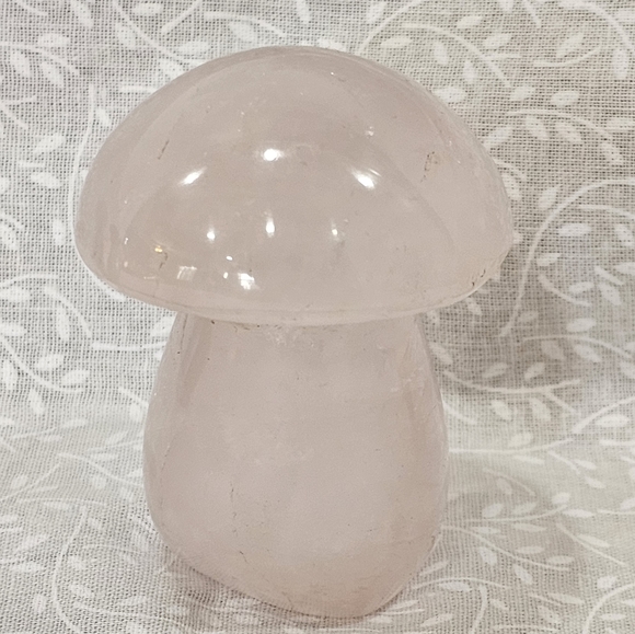 Pink Quartz Crystal Mushrooms - Picture 2 of 5